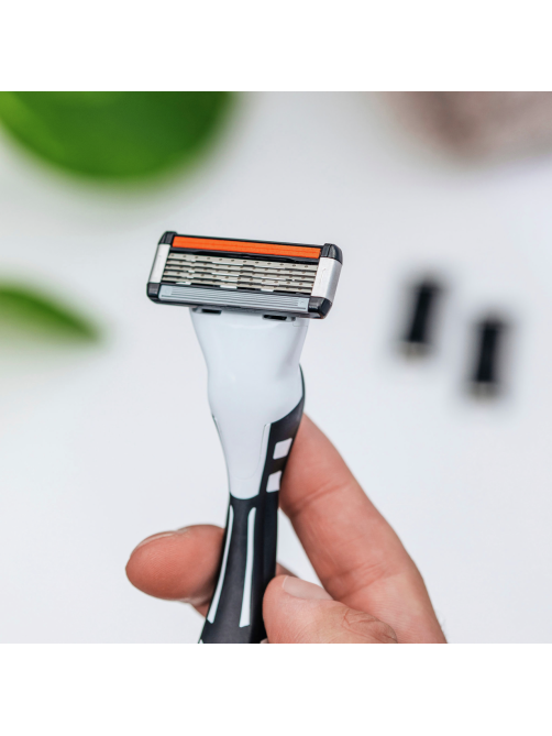 Бритва мужская BIC Flex 5 Hybrid 1 ручка и 1 сменная кассета