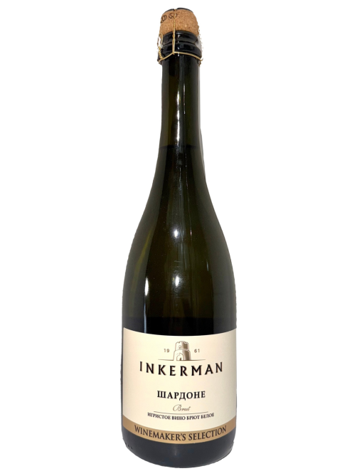 Вино игристое Inkerman Winemaker's Selection белое брют, 0.75л