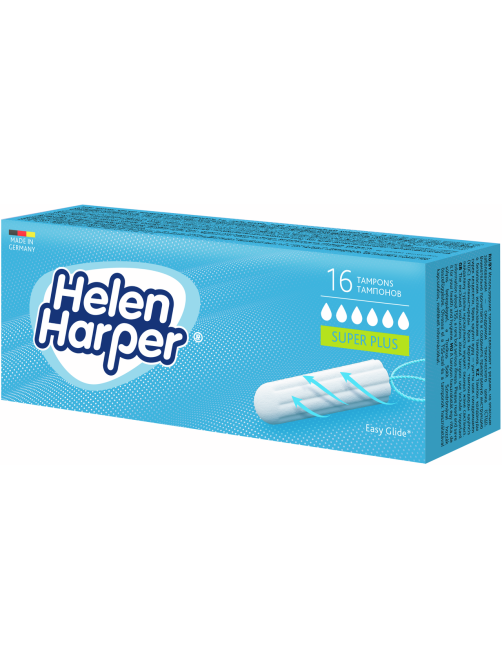 Тампоны женские Helen Harper super plus гигиенические без аппликатора, 16шт