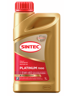 Масло моторное Sintec Platinum Sae 5W-40 синтетическое, 1л