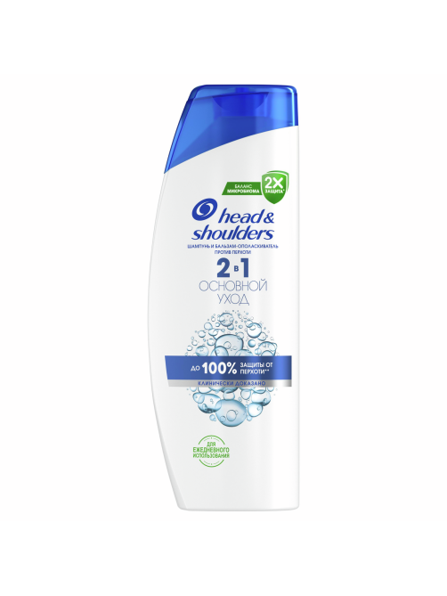 Шампунь Head & Shoulders Основной уход 2в1 против перхоти, 600мл