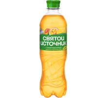 Вода Святой Источник с соком манго и маракуйи газированная, 500мл