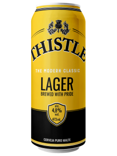 Пиво Thistle lager светлое, 0.473л