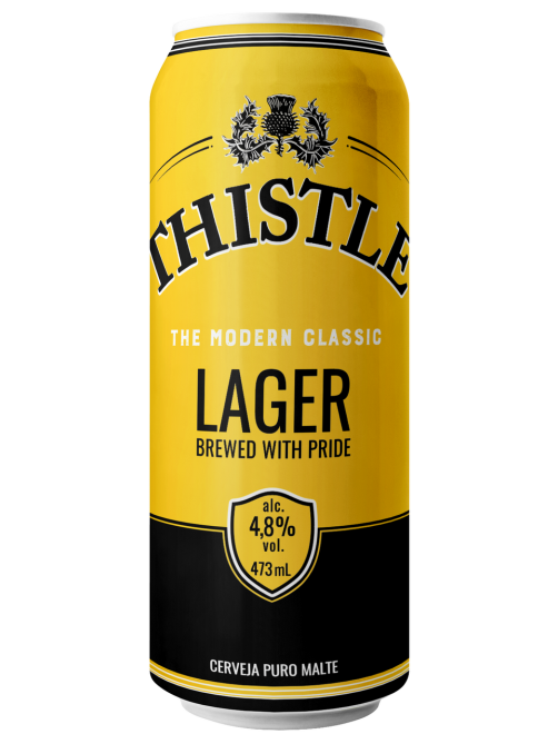 Пиво Thistle lager светлое, 0.473л