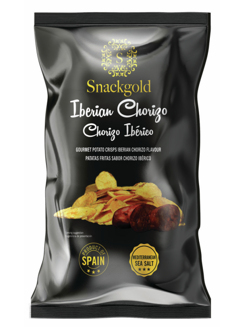 Чипсы Snackgold со вкусом Чоризо Иберико, 100г