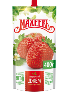 Джем Махеевъ клубничный, 400г