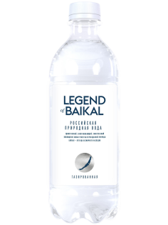Вода Legend of Baikal питьевая газированная, 500мл