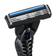 Бритва мужская BIC Flex 3 Hybrid 3 лезвия плавающая головка, 1 ручка и 2 сменные кассеты