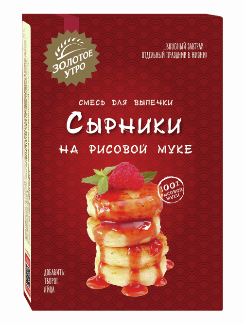 Смесь для выпечки С.Пудовъ сырников на рисовой муке, 110г