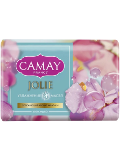 Мыло туалетное Camay Jolie Увлажнение 4 масел, 85г