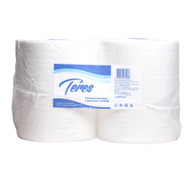 Бумажные полотенца Teres рулонные матик 2 слоя, 2 рулона