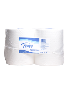 Бумажные полотенца Teres рулонные матик 2 слоя, 2 рулона