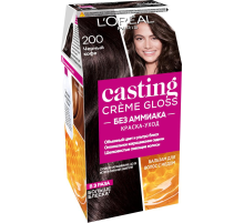 Краска-уход для волос L'Oreal Paris Casting Creme Gloss 200 Черный кофе без аммиака, 273мл