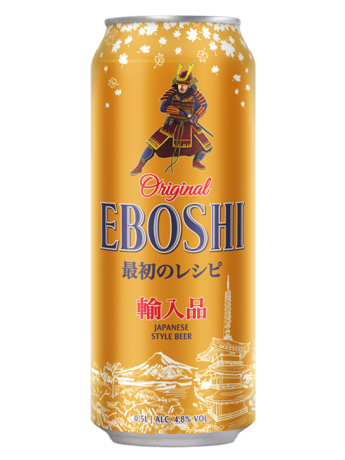 Пивной напиток Eboshi Original светлое, 0.5л