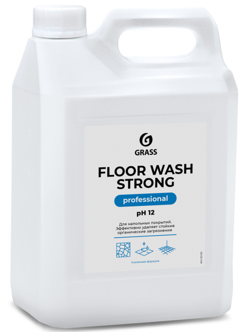 Средство Grass Floor Wash Strong щелочное для мытья пола, 5.6кг