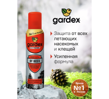 Аэрозоль-репеллент Gardex Extreme от клещей и всех летающих кровососущих насекомых, 150мл