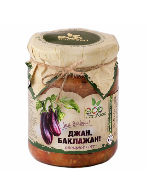 Соте овощное EcoFood Джан Баклажан, 520г