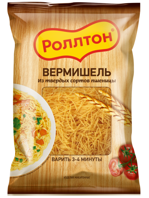 Макароны вермишель Роллтон высший сорт, 400г