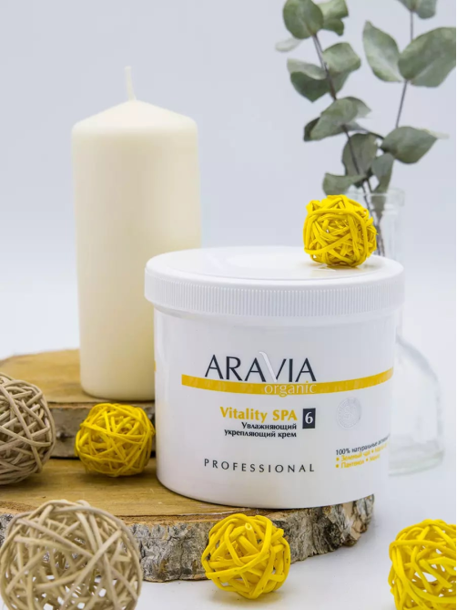 Крем для тела Aravia Professional Vitality Spa увлажняющий, 550мл
