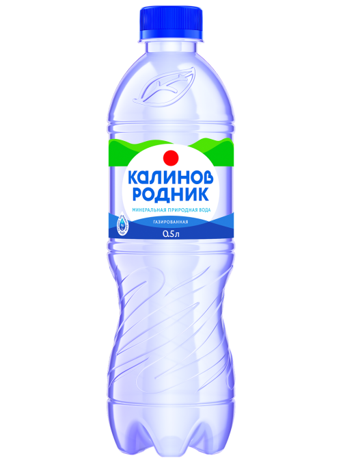 Вода Калинов Родник минеральная газированная, 500мл x 12 шт