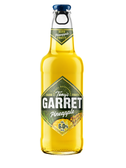 Пивной напиток Tony's Garret Hard Ананас, 0.4л