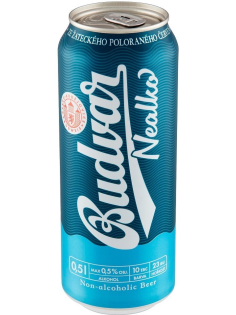 Пиво Budvar Nealko фильтрованное безалкогольное, 0.5л