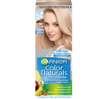 Крем-краска для волос Garnier Color Naturals 112 Пепельный блонд осветляющая, 148г