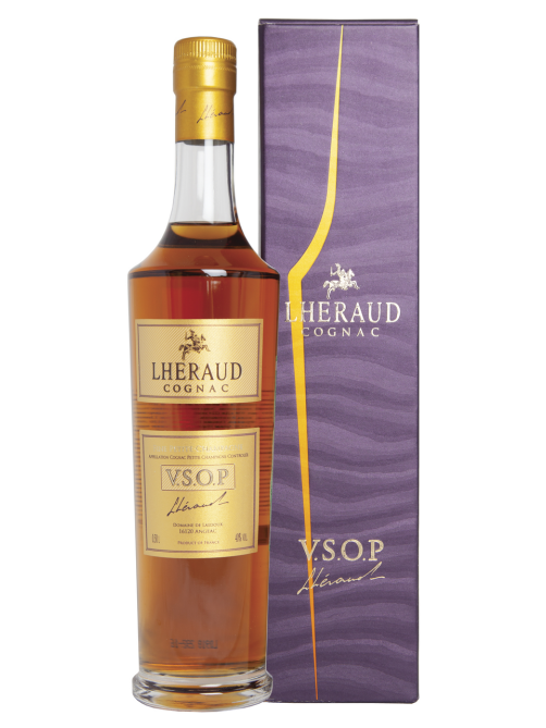 Коньяк Lheraud VSOP в подарочной упаковке, 0.5л