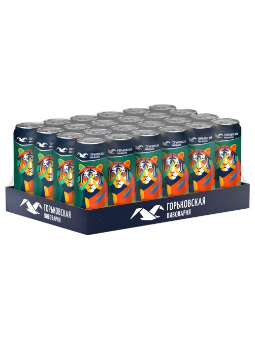 Пиво Горьковская пивоварня Hoppy Lager, 0.45л