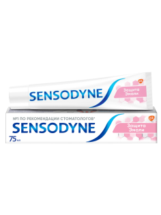 Зубная паста Sensodyne Защита эмали для укрепления эмали и снижения чувствительности зубов, 75мл