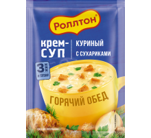 Крем-суп Роллтон куриный с сухариками, 21г