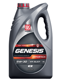 Масло моторное синтетическое Lukoil Genesis Armortech НК 5W-30 А3В4, 4л
