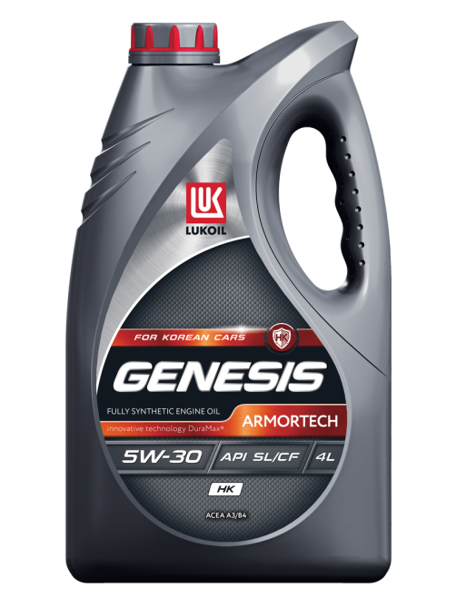 Масло моторное синтетическое Lukoil Genesis Armortech НК 5W-30 А3В4, 4л