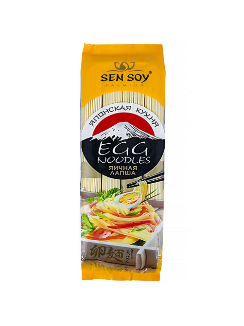 Лапша Sen Soy яичная, 300г