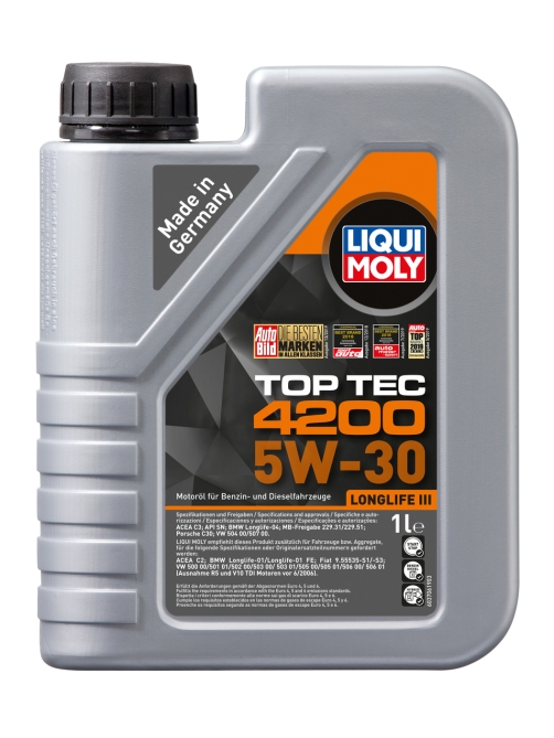 Масло моторное синтетическое Liqui Moly Top Tec 4200 5W-30, 1л