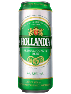 Пиво Hollandia светлое, 0.45л