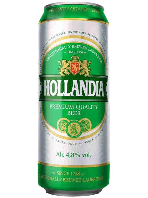 Пиво Hollandia светлое, 0.45л