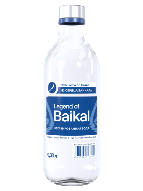 Вода Legend of Baikal негазированная стекло, 330мл x 12 шт