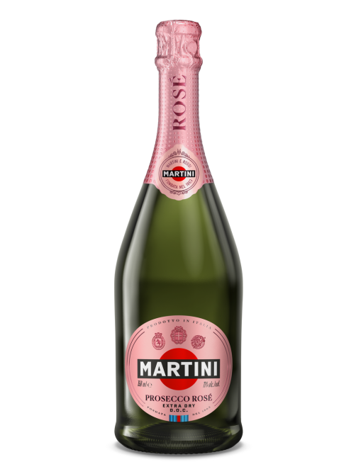 Вино игристое Martini Prosecco Rose розовое сухое, 0.75л