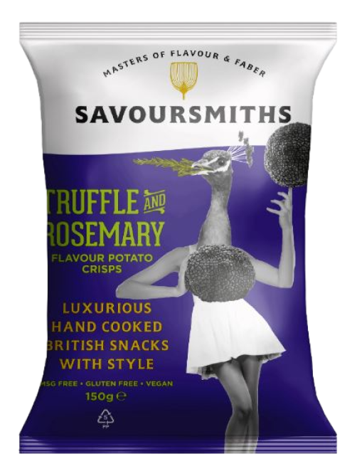 Чипсы Savoursmiths Трюфель и розмарин, 150г