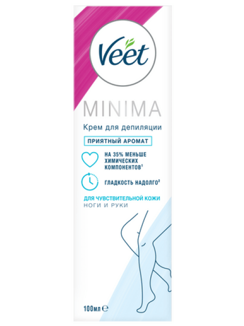 Крем для депиляции Veet для чувствительной кожи, 100г