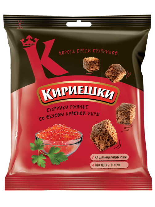 Сухарики Кириешки красная икра, 40г