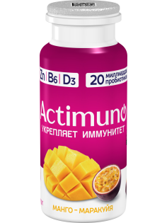 Напиток функциональный Actimuno манго-маракуйя 1.5%, 95г