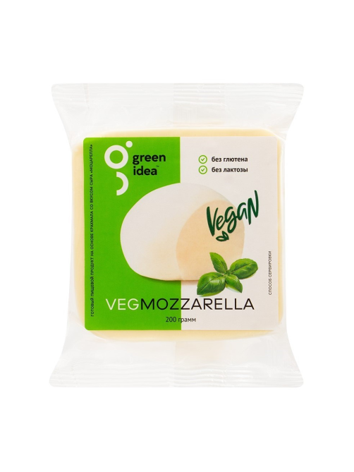 Сырный продукт Green Idea Vegmozzarella Моцарелла, 200г
