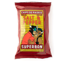 Чипсы картофельные Superbon с солью и перцем, 135г