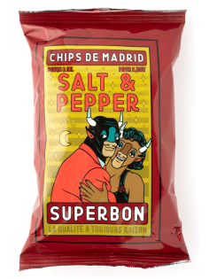 Чипсы картофельные Superbon с солью и перцем, 135г