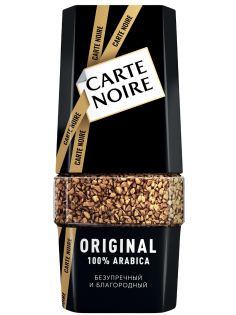 Кофе Carte Noire Ориджинал растворимый сублимированный, 190г