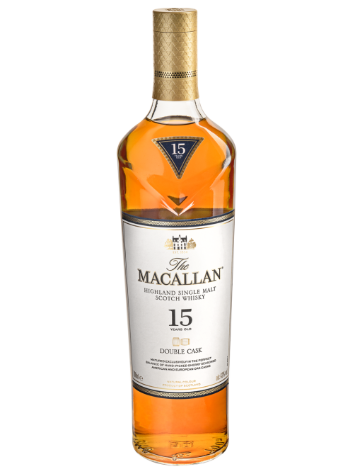Виски шотландский Macallan Double Cask Collection 15 лет в подарочной упаковке, 0.7л
