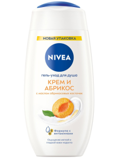 Гель-уход для душа Nivea Крем и Абрикос, 250мл