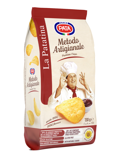 Чипсы Pata Metodo Artigianale Барбекю, 130г